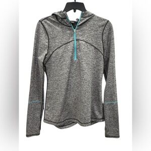 BY zella, quarter-zip, hooded top. Size medium. Used, great condition.